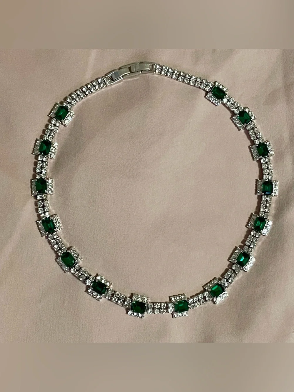 J. Crew Cupchain Gemstone Necklace in Magic Forest NWOT